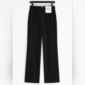 Future Collective‎ Jeneé Naylor High Rise Straight Leg Black Pants Size 0